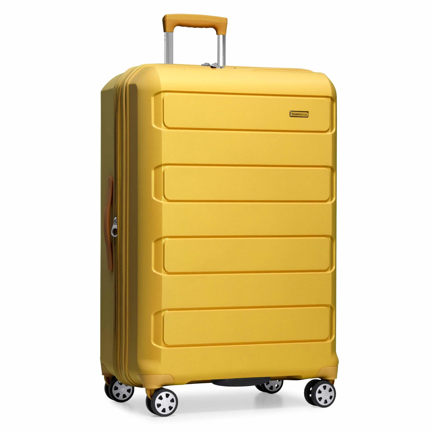 Traveler's Choice Pagosa Hardshell Expandable Luggage with Spinner Wheels