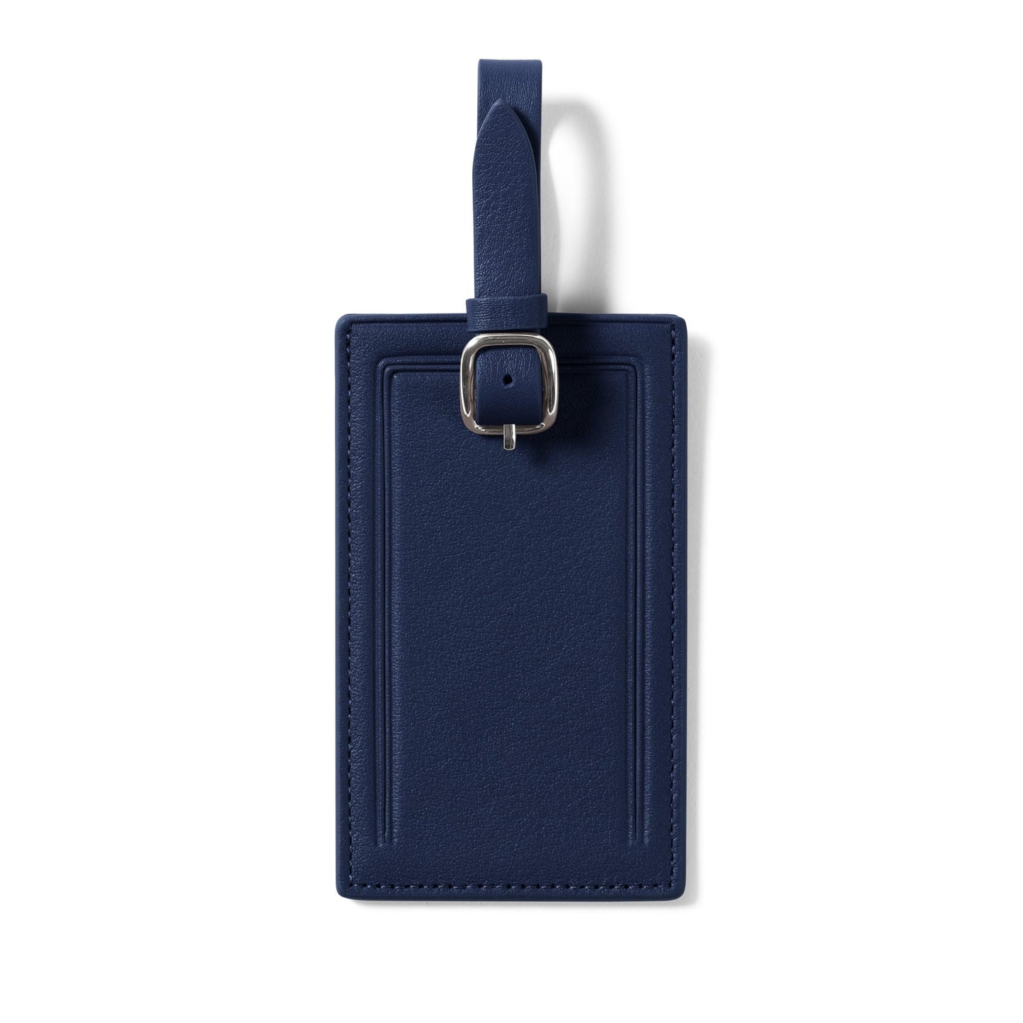 Leather Luggage Tag with Privacy Flap