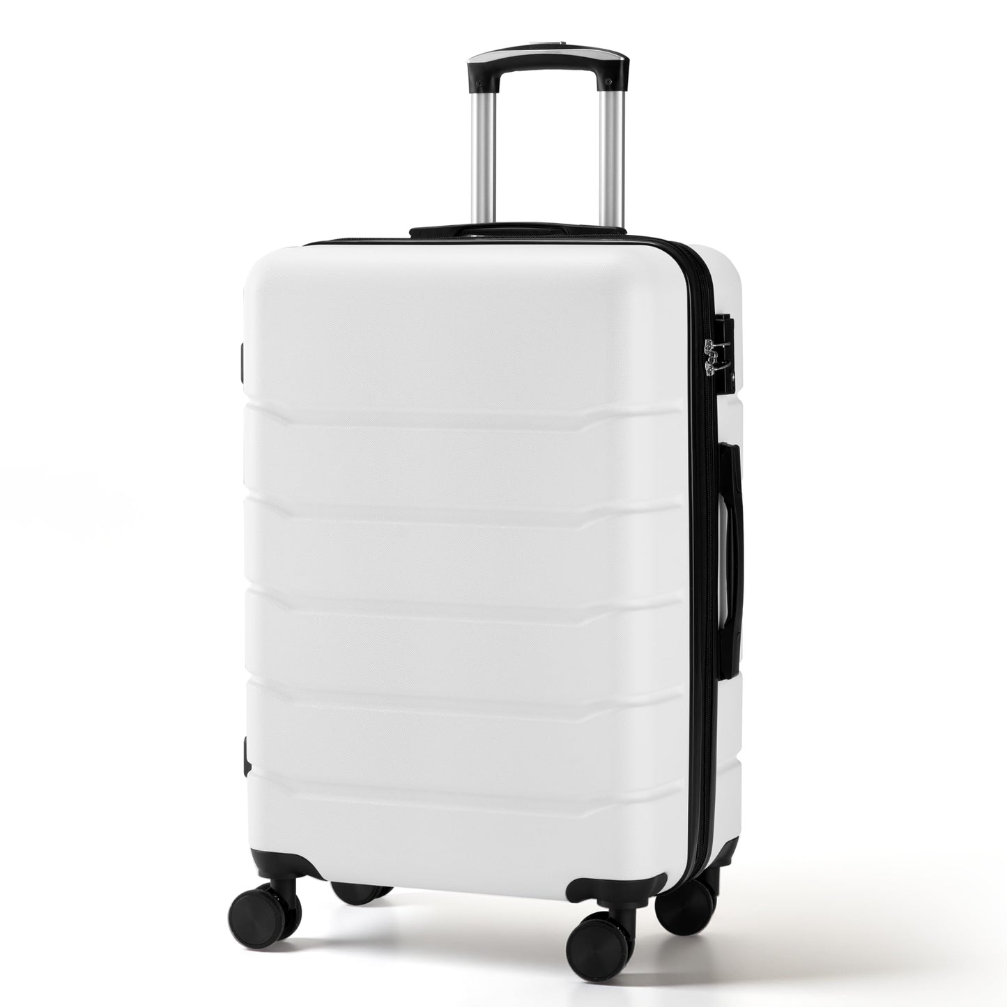 Expandable Hardside Carry-On Suitcase with TSA Lock and Spinner Wheels