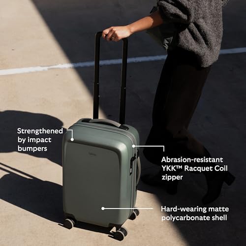 46L Carry-On Luggage with Hard Shell and Removable Packing Cubes