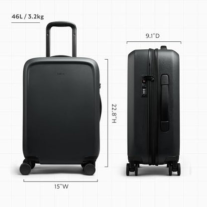 46L Carry-On Luggage with Hard Shell and Removable Packing Cubes