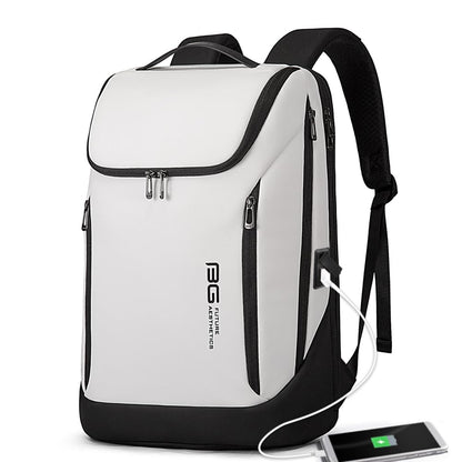 Waterproof Business Laptop Backpack with USB Charging Port