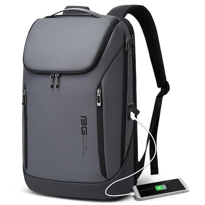 Waterproof Business Laptop Backpack with USB Charging Port