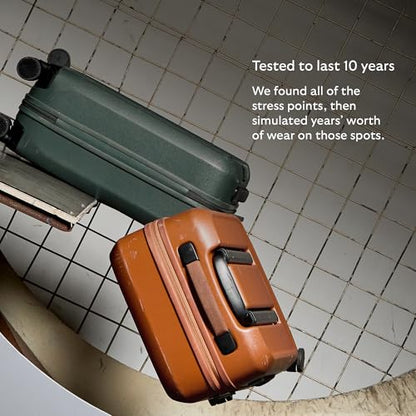 46L Carry-On Luggage with Hard Shell and Removable Packing Cubes