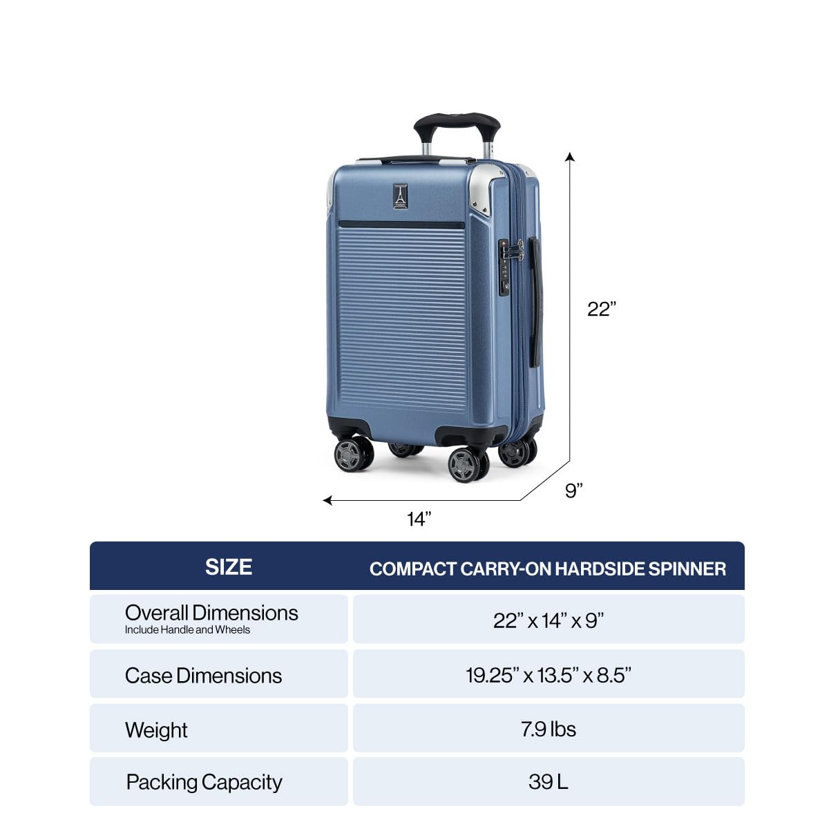 Expandable Hardside Spinner Luggage with TSA Lock