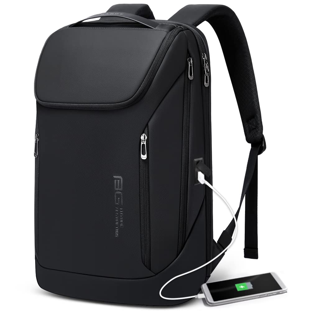 Waterproof Business Laptop Backpack with USB Charging Port