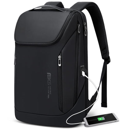 Waterproof Business Laptop Backpack with USB Charging Port