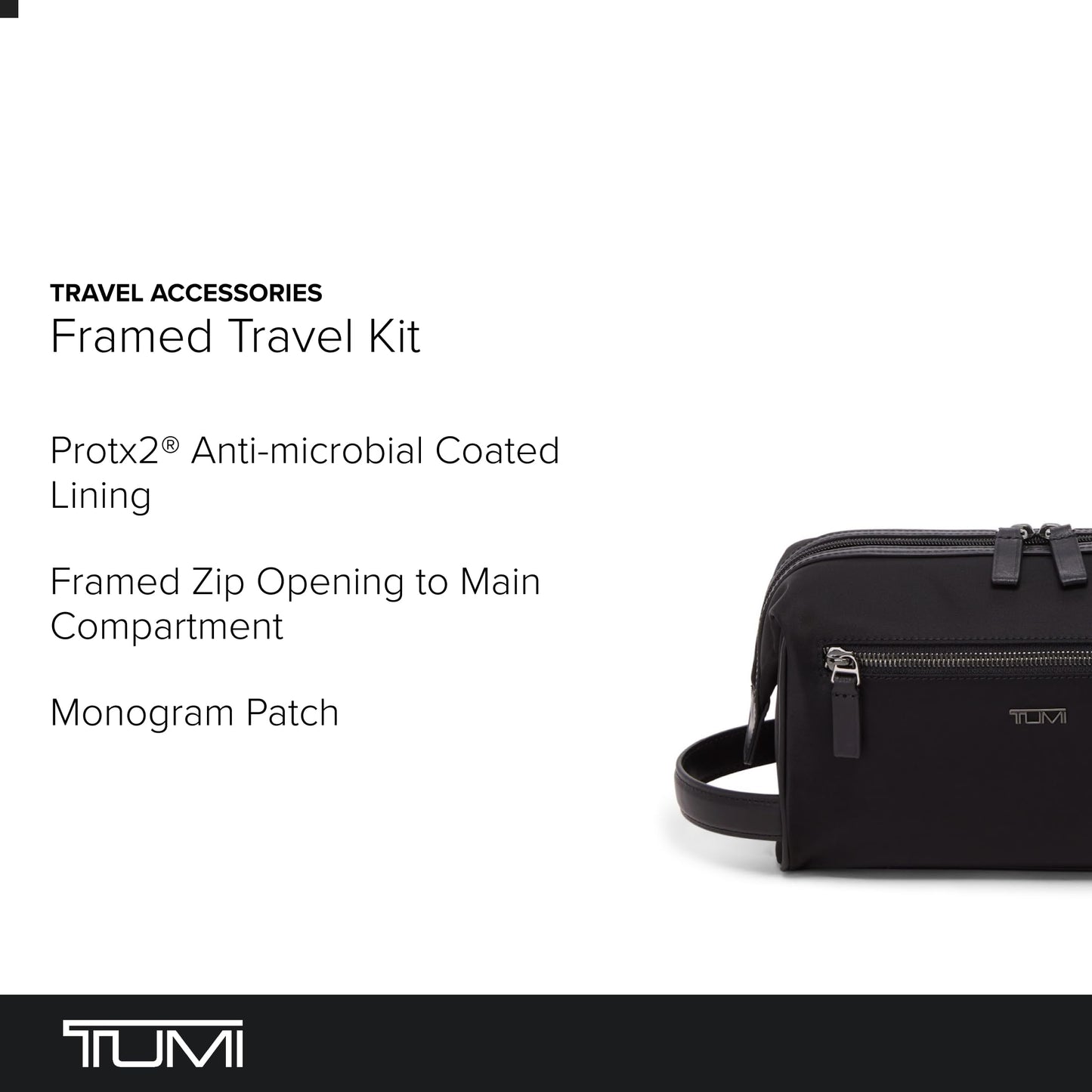 TUMI - Travel Accessories Dopp Kit - Men's Travel Essentials Framed Toiletry Bag