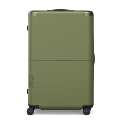 Expandable Checked Spinner Suitcase with Wheels - 28.75 Inch