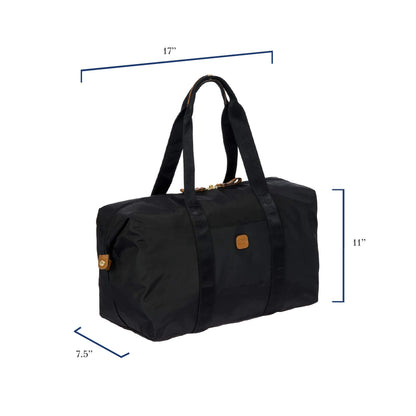 Bric's X-Bag/X-Travel 2.0 Overnight Weekender Folding Duffel Bag - 22" Carry On Bag