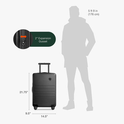 Traveler's Choice Markham Hardside Expandable Luggage with Hinomoto Spinner Wheels