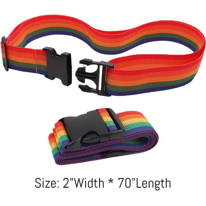 Personalized Embroidered Luggage Strap with Name Tag