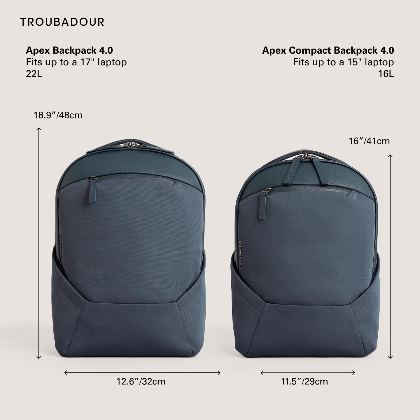 16L Water-Resistant Laptop Backpack for Work and Travel