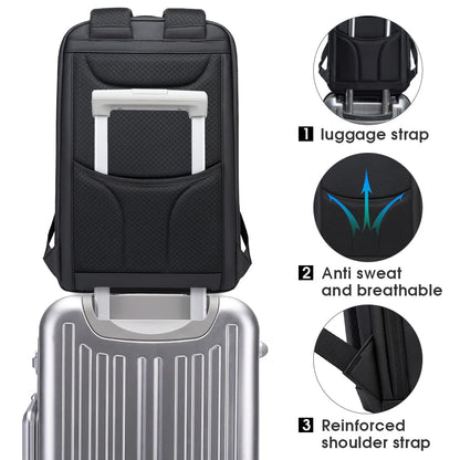 Waterproof Business Laptop Backpack with USB Charging Port