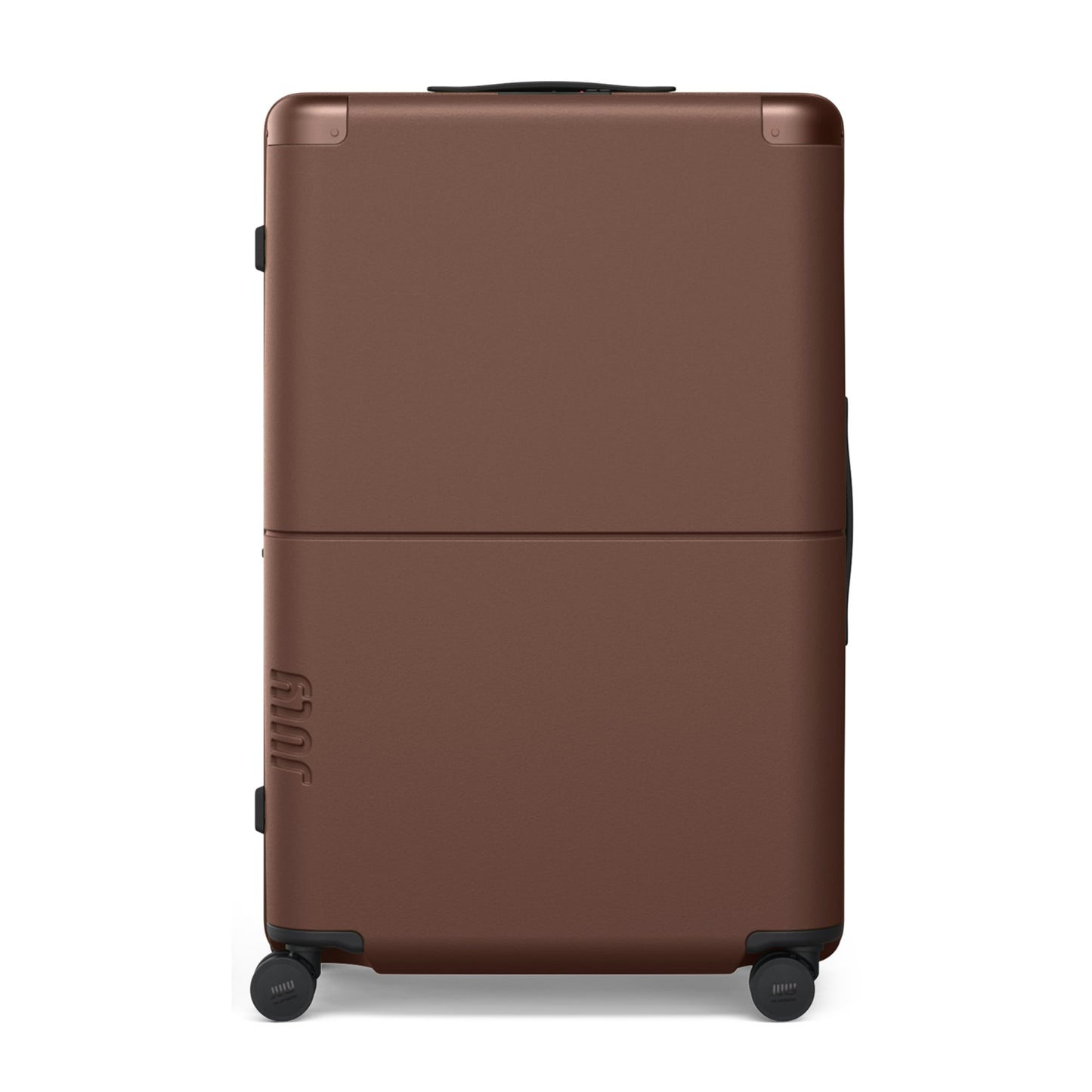 Expandable Checked Spinner Suitcase with Wheels - 28.75 Inch