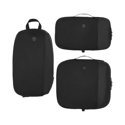 3-Piece Compressible Packing Cube Set for Travel Organization