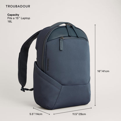16L Water-Resistant Laptop Backpack for Work and Travel