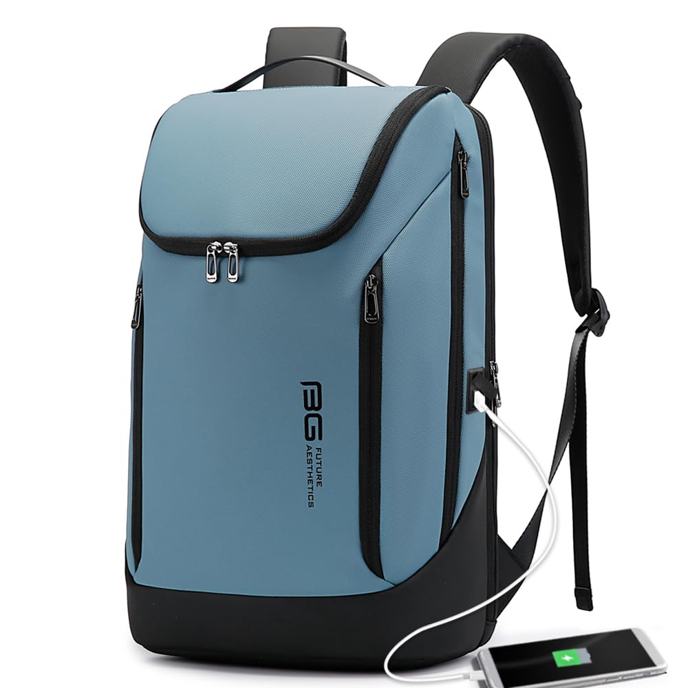 Waterproof Business Laptop Backpack with USB Charging Port