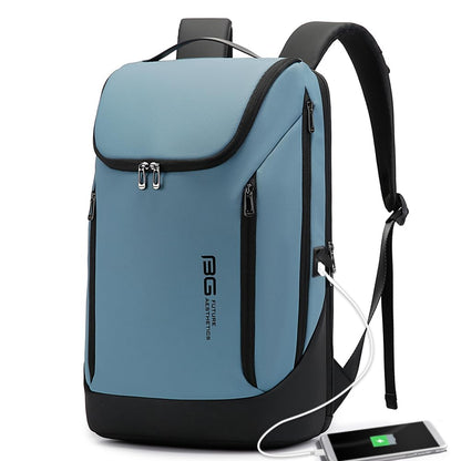 Waterproof Business Laptop Backpack with USB Charging Port