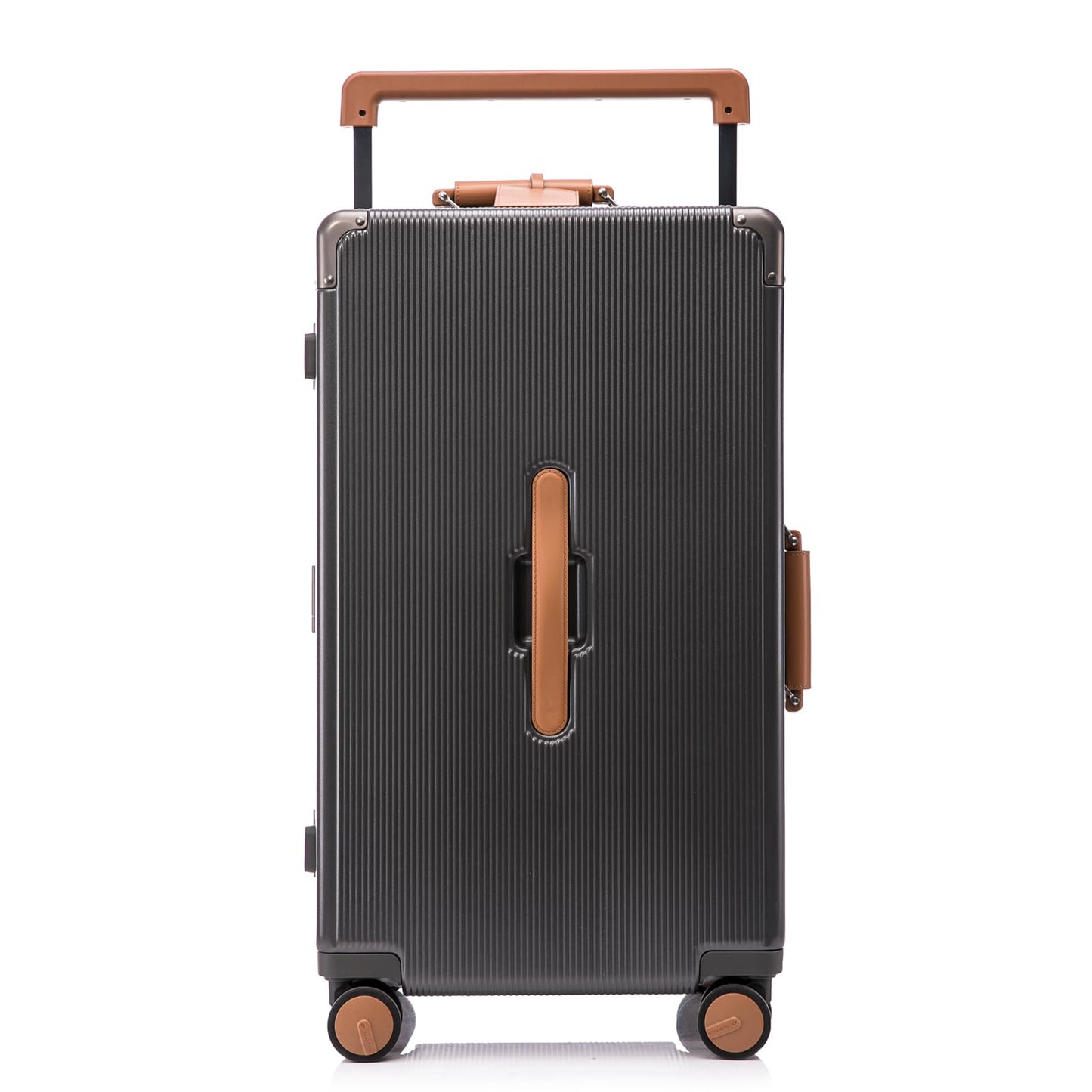 Zipperless Hardside Spinner Suitcase with TSA Lock and Wide Handle
