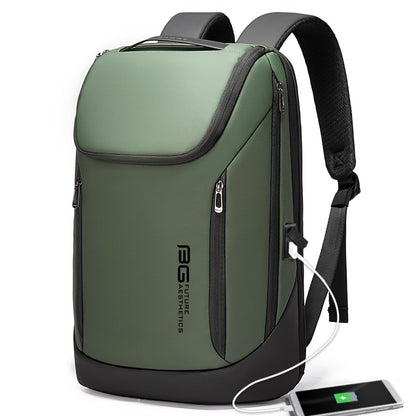 Waterproof Business Laptop Backpack with USB Charging Port