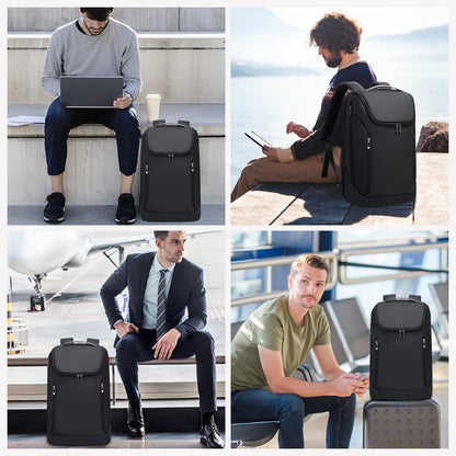 Waterproof Business Laptop Backpack with USB Charging Port