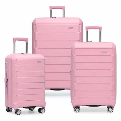 Traveler's Choice Pagosa Hardshell Expandable Luggage with Spinner Wheels