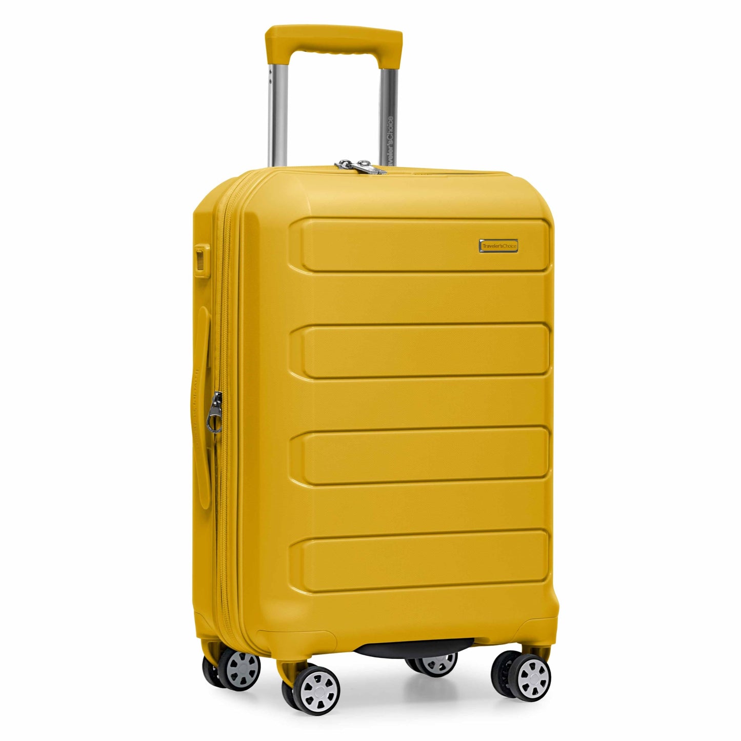 Traveler's Choice Pagosa Hardshell Expandable Luggage with Spinner Wheels