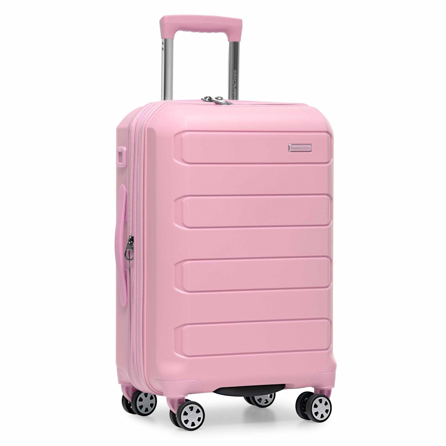 Traveler's Choice Pagosa Hardshell Expandable Luggage with Spinner Wheels