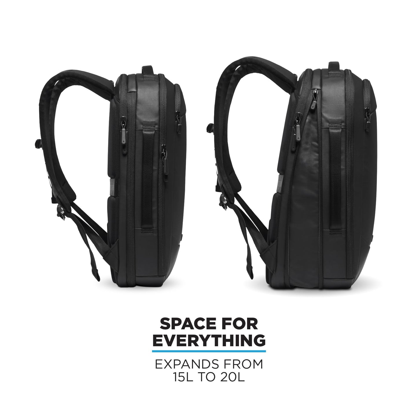 Expandable Anti-Theft Laptop Backpack with Water-Resistant Design