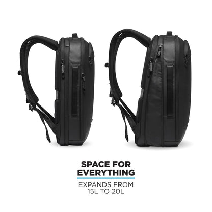 Expandable Anti-Theft Laptop Backpack with Water-Resistant Design
