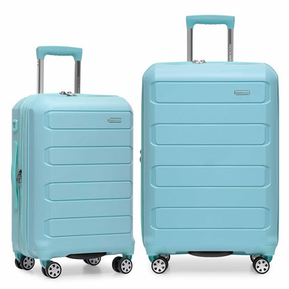 Traveler's Choice Pagosa Hardshell Expandable Luggage with Spinner Wheels