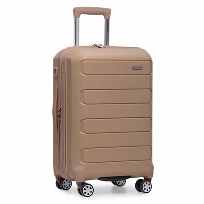 Traveler's Choice Pagosa Hardshell Expandable Luggage with Spinner Wheels