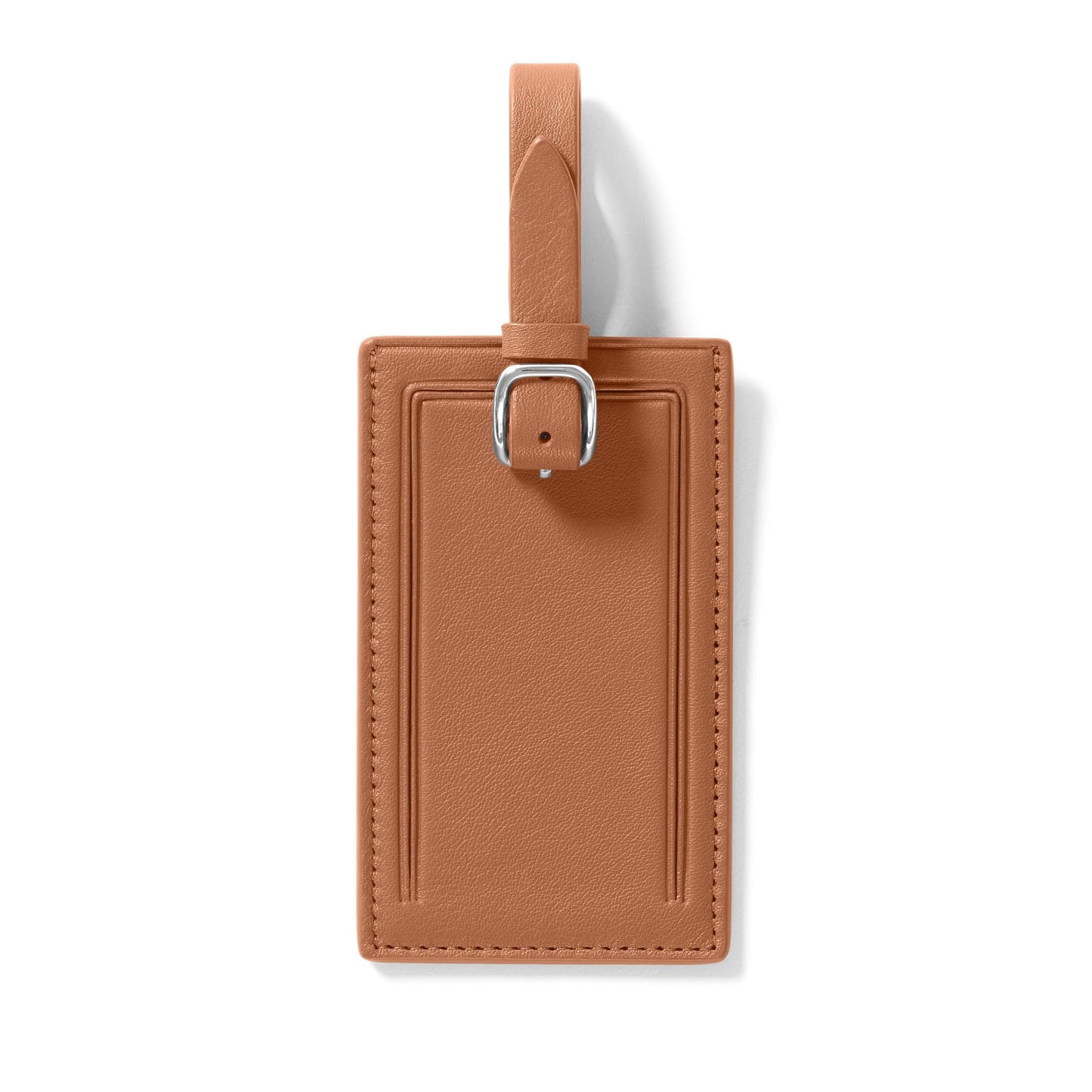 Leather Luggage Tag with Privacy Flap