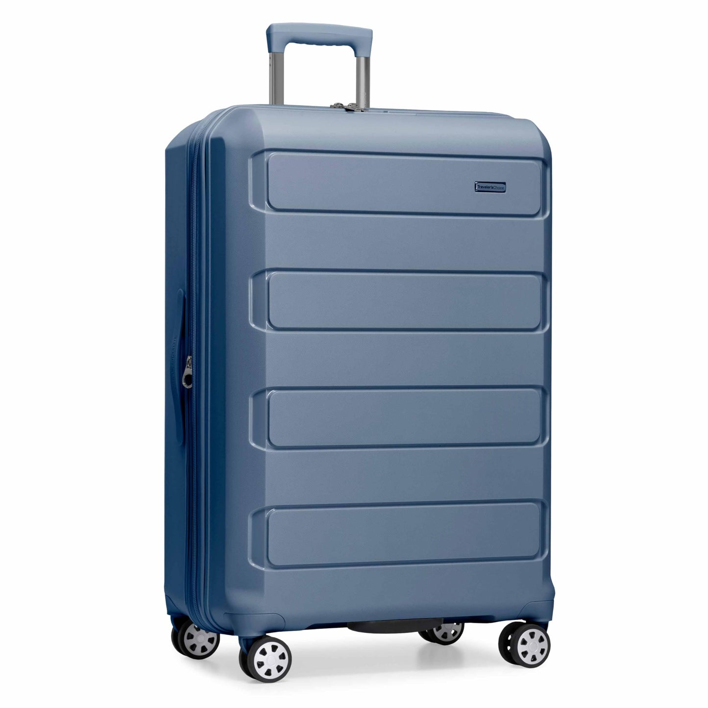 Traveler's Choice Pagosa Hardshell Expandable Luggage with Spinner Wheels