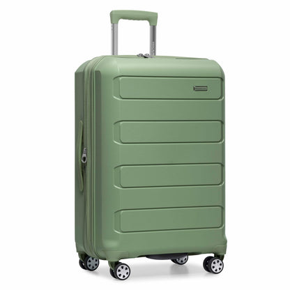 Traveler's Choice Pagosa Hardshell Expandable Luggage with Spinner Wheels