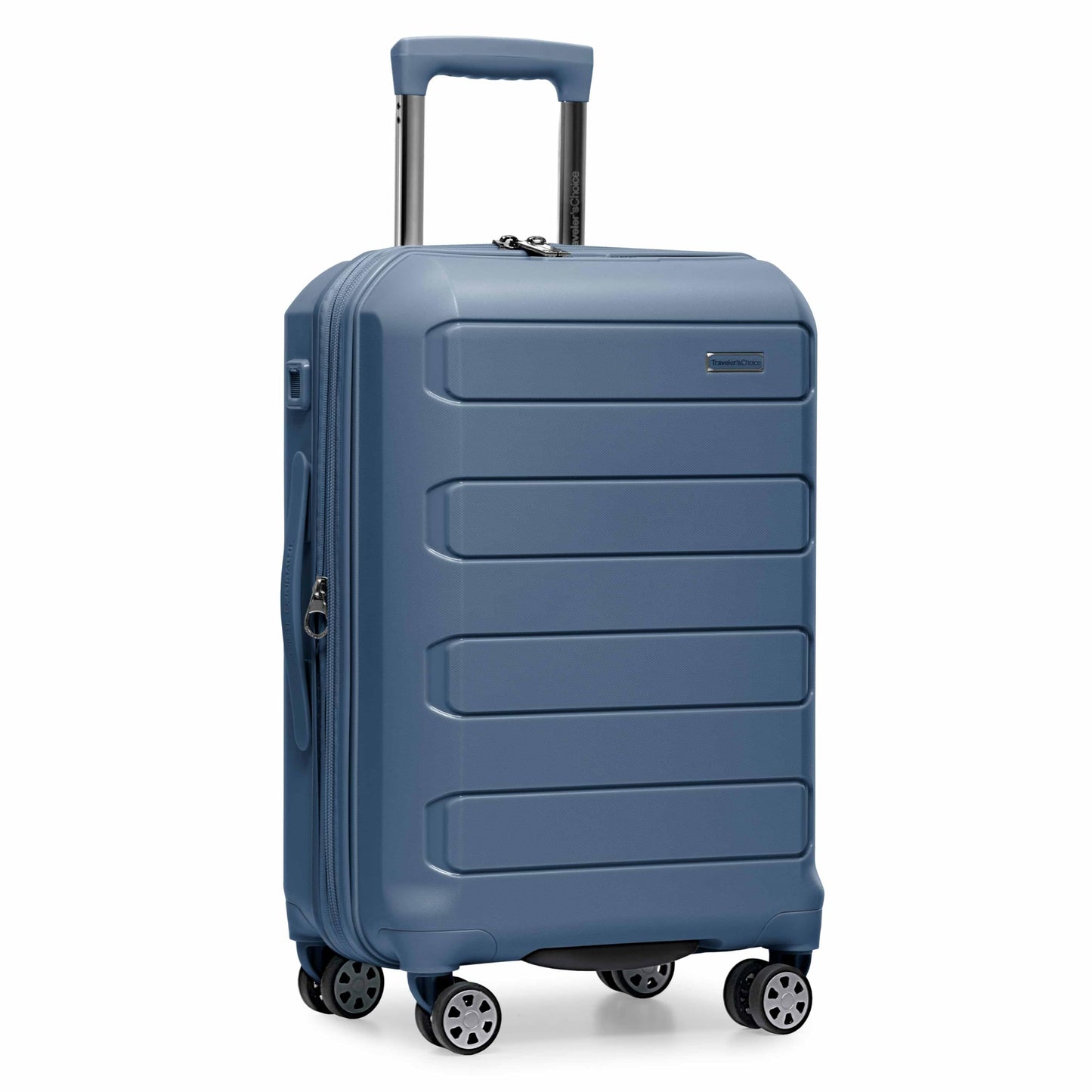 Traveler's Choice Pagosa Hardshell Expandable Luggage with Spinner Wheels
