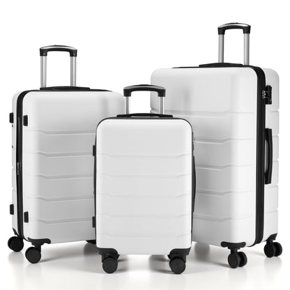 Expandable Hardside Carry-On Suitcase with TSA Lock and Spinner Wheels