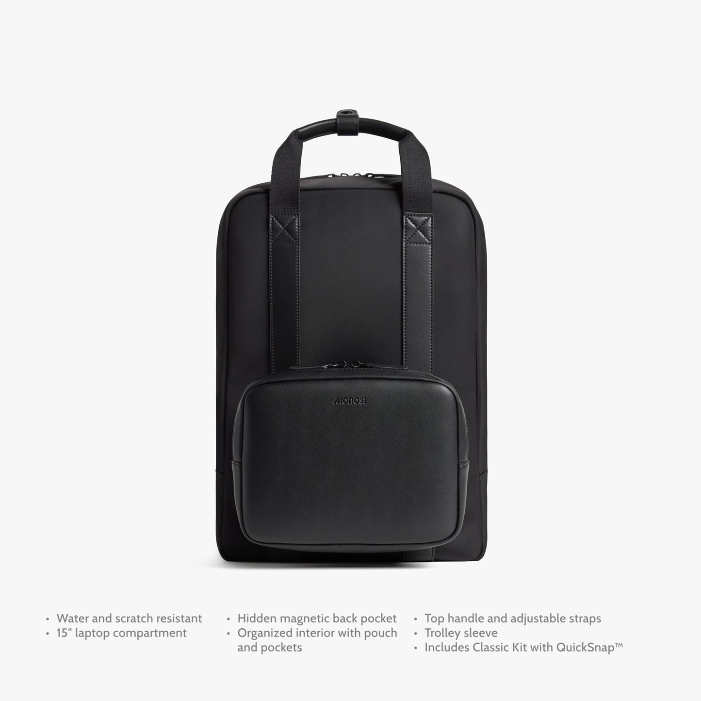 Lightweight Water-Resistant Travel Backpack with Laptop Compartment