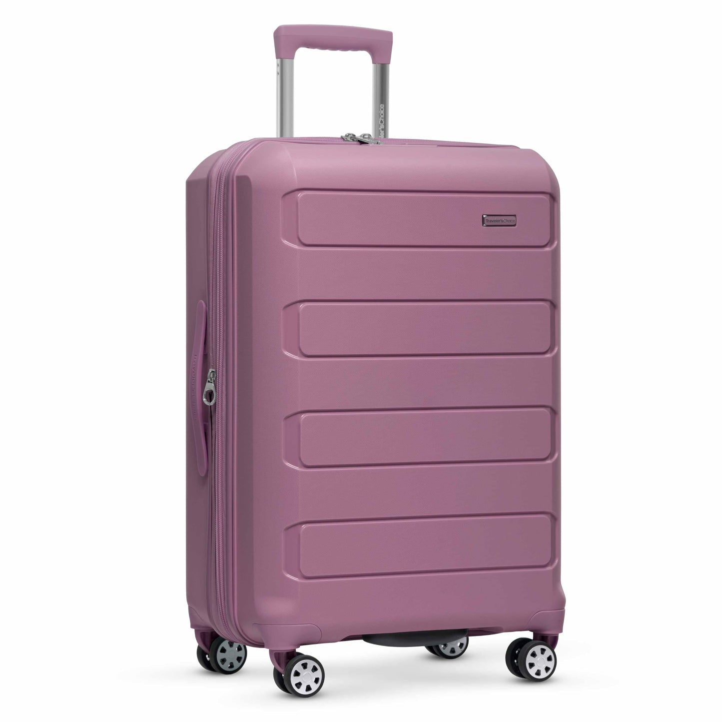 Traveler's Choice Pagosa Hardshell Expandable Luggage with Spinner Wheels