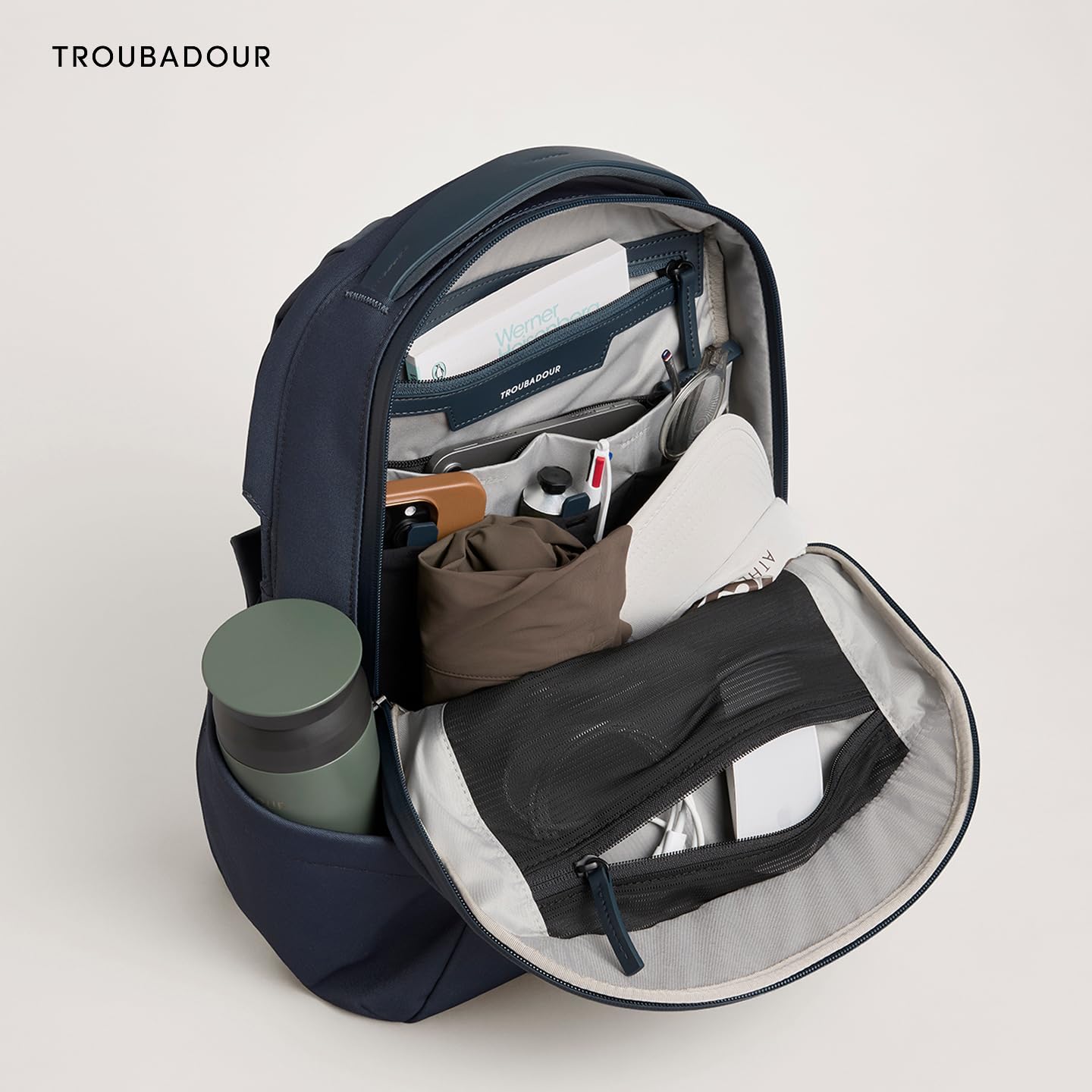 16L Water-Resistant Laptop Backpack for Work and Travel