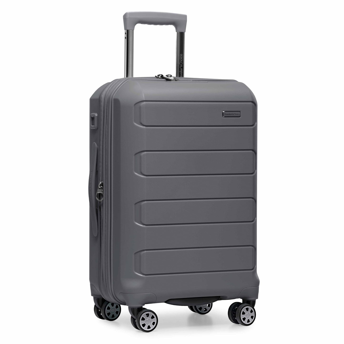 Traveler's Choice Pagosa Hardshell Expandable Luggage with Spinner Wheels