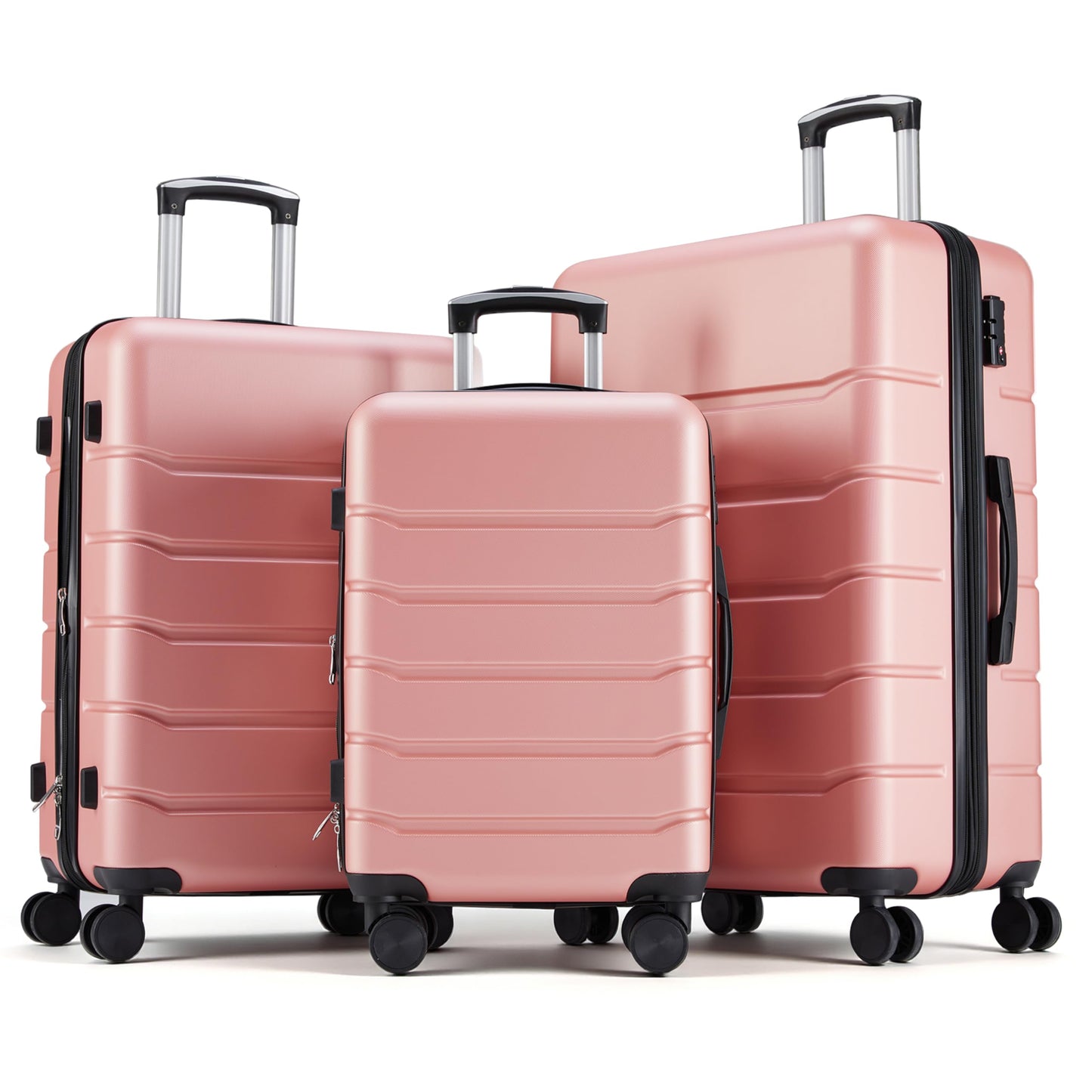 Expandable Hardside Carry-On Suitcase with TSA Lock and Spinner Wheels