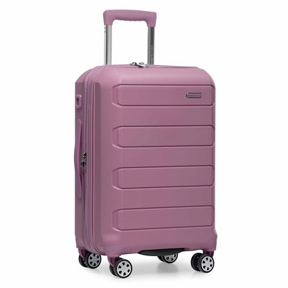 Traveler's Choice Pagosa Hardshell Expandable Luggage with Spinner Wheels