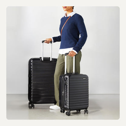 Amazon Basics Hardside Spinner, Carry-On, Expandable Suitcase Luggage with Wheels