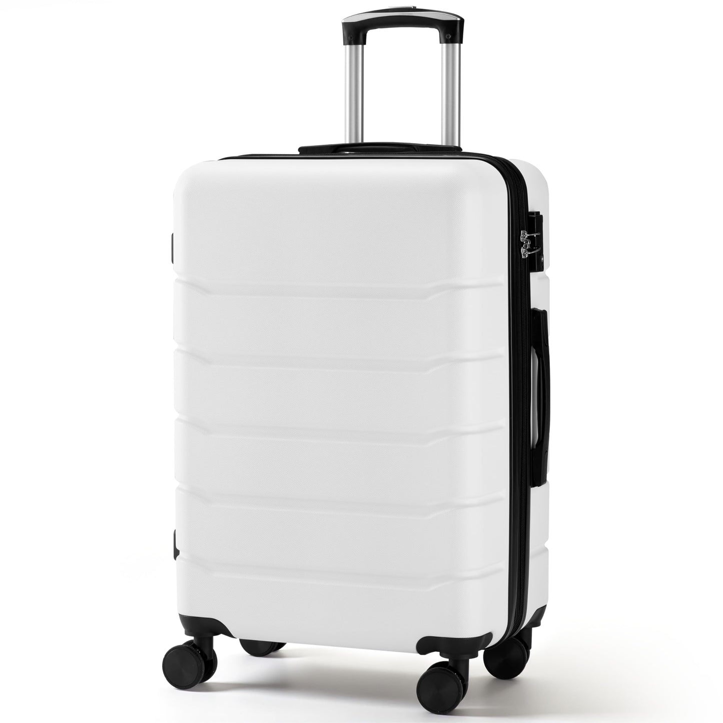 Expandable Hardside Carry-On Suitcase with TSA Lock and Spinner Wheels
