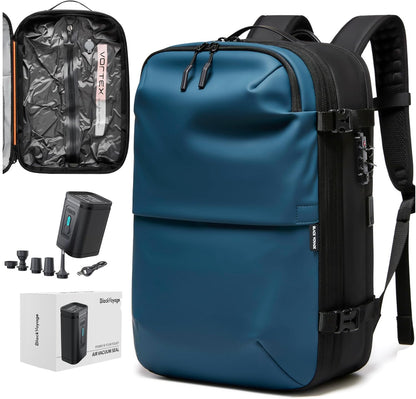 60L Expandable Vacuum Compression Travel Backpack with TSA Lock