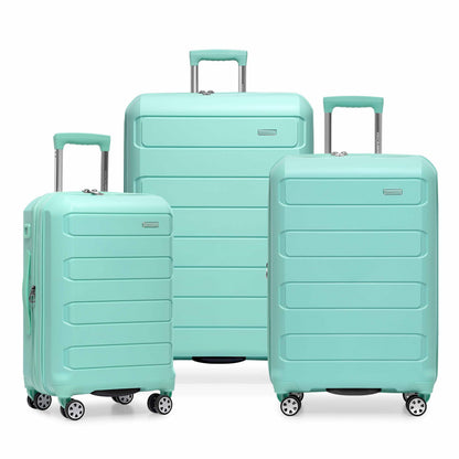 Traveler's Choice Pagosa Hardshell Expandable Luggage with Spinner Wheels