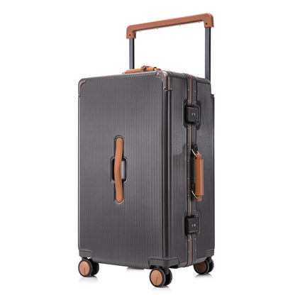 Zipperless Hardside Spinner Suitcase with TSA Lock and Wide Handle