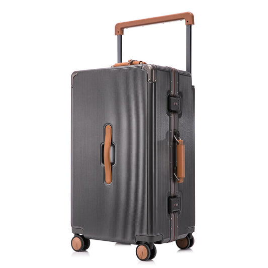 Zipperless Hardside Spinner Suitcase with TSA Lock and Wide Handle